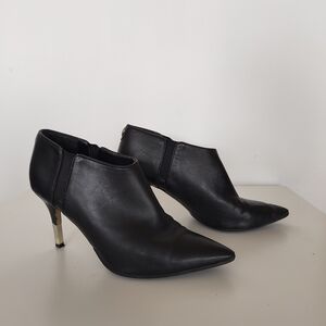 Ivanka Trump Leather Ankle Booties